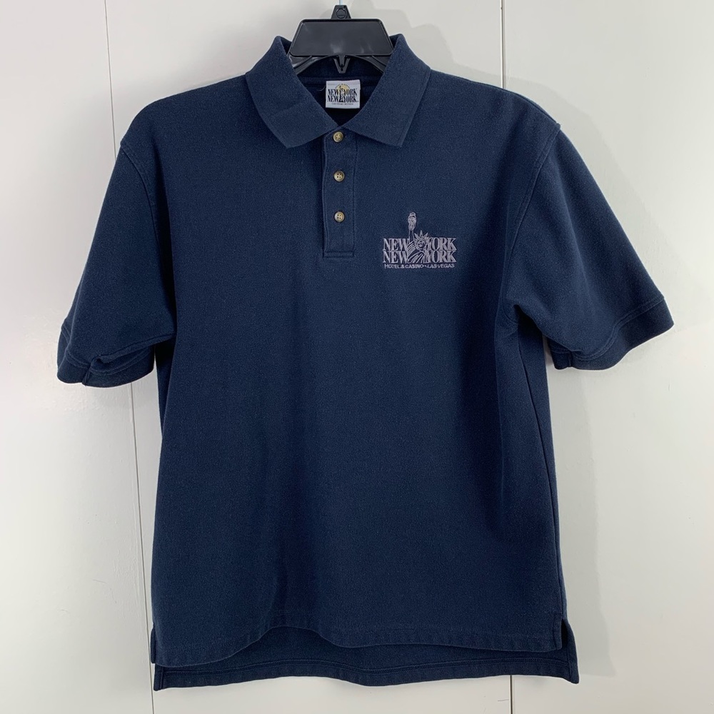 New York New York Medium Navy Polo Las Vegas